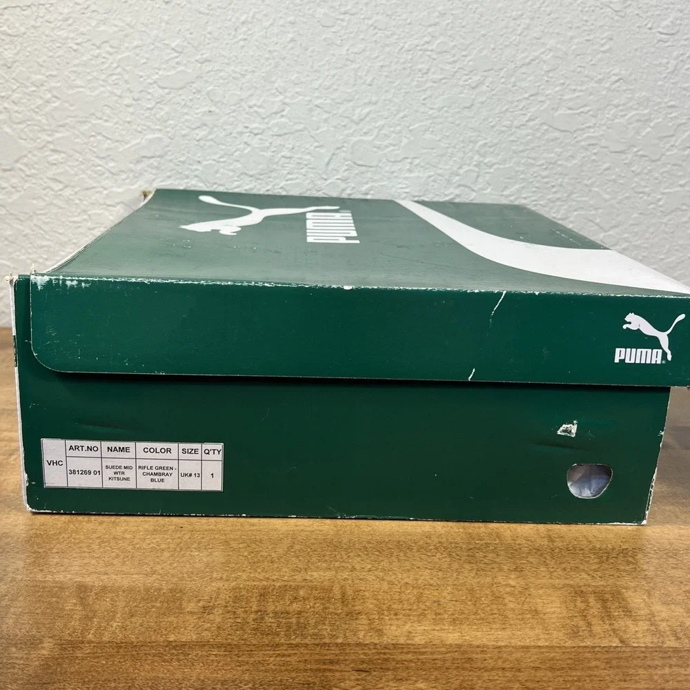 PUMA x MAISON KITSUNÉ Suede Mid 2021 Promotional Sample Size 14 Men's 381269-01